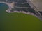 Pampas lagoon, aerial view