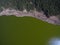 Pampas lagoon, aerial view