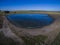 Pampas lagoon, aerial view