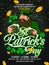 Pamphlet, Banner or Flyer for Patrick\'s Day Party.