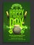 Pamphlet, Banner or Flyer for Patrick\'s Day Party.