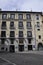 Pamplona, 17th april: Residentials Building architecture from Downtown of Pamplona of Navarre region in Spain