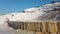 Pamukkale cotton castle, a natural UNESCO site famous for travertine terrace formations, in Denizli