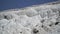 Pamukkale - famous gleaming white calcite travertines (terraces) on the cliff. Turkey