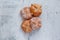 Pan de Muerto mexican bread traditional for day of the dead in Mexico