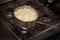 A pan filled with Tortelloni pasta boiling in water