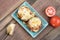 Pan fried crispy eggplant with parmesan cheese crust