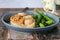 Pan-fried scallops