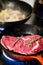 Pan frying irish sirloin steak
