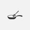 Pan icon, cook, kitchenware, food