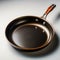 Pan perfection Isolated iron frying pan exudes simplicity and functionality