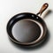 Pan perfection Isolated iron frying pan exudes simplicity and functionality