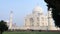 Pan shot of the Taj Mahal, Agra, Uttar Pradesh, India