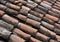 Pan tile roofing background