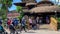 A pan view of the Enchanted Tiki Room