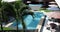 Panama Armuelles town aerial view swimming pool