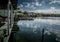 Panama Bocas del Toro houses on the water with docks