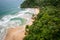 Panama. Bocas del Toro. Tropical Island Aerial View.