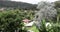 Panama Boquete in the morning panoramic aerial view