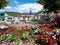 Panama, Boquete town, flower beds