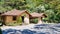 Panama, Boquete town, two cottages in the jungle