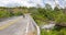 Panama, bridge over Piedra creek in summer