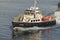 Panama Canal authority Pilot boat Esturion from Island Princess near the Panama Canal Locks