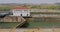 Panama canal Miraflores locks workers crossing gates 4K