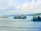 Panama Canal, Panama - December 7, 2019: The expanded canal began commercial operation