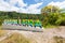 Panama, Chiriqui province, Cordillera welcome sign