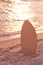 Panama City Beach Florida surfer sunset