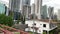 Panama City panorama, amateur mobile phone, tourist