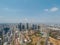 Panama city skyline aerial - modern skyscraper cityscape