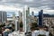 Panama city skyline - modern city skyline - skyscraper building panorama -