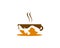 Panama Coffee Shop Logo Icon Template Design Vector Illustration