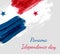 Panama Independence day background