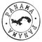 Panama Map Silhouette Postal Passport. Stamp Round Vector Icon Seal Badge Illustration.