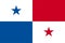 Panama national flag vector icon