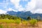 Panama panoramic view of volcano Baru valley