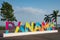 Panama sign - famous landmark in Panama City