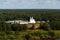 Panarama view of the Znamensky woman monastery in summer, Gorokhovets, Russia