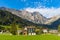 Panaroma view of the Alps in Engelberg valley