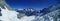 Panaroma view of Jungfraujoch, Switzerland