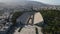 Panathenaic Stadium or Kallimarmaro, Athens, Greece. Aerial View of Sports Arena