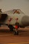 Panavia Tornado, multirole combat aircraft, on a military airfield,