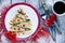 Pancake Christmas tree, cute Christmas food