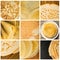 Pancake Collage, Various Homemade Crepe Mix Collection