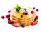 Pancake. Crepes With Berries