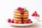 pancake with fresh raspberries