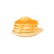 Pancake icon, cartoon style